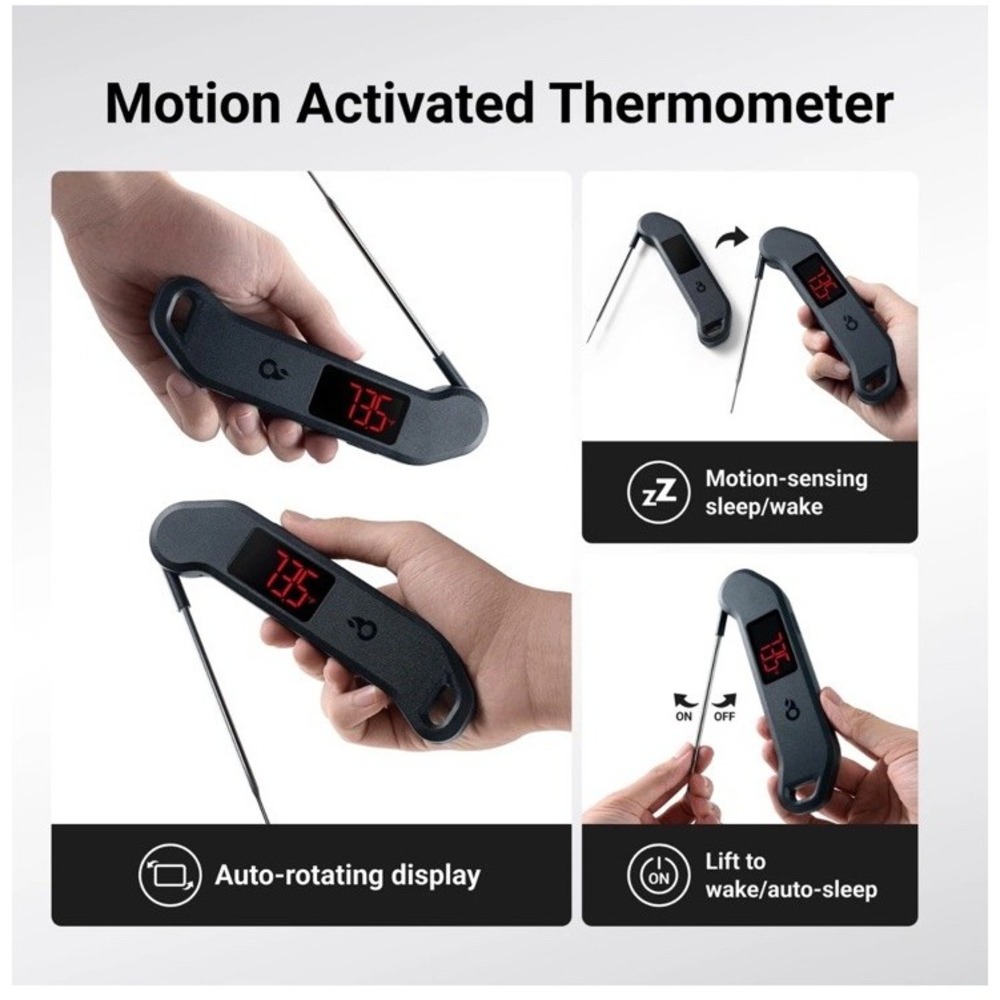 Meat Thermometer Digital, 1 Sec Instant Read Food Thermometer for Cooking - Picture 7 of 9